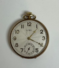 Montre à gousset UTI en or