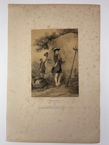 Gravure rehaussée charlet - rehaussée,