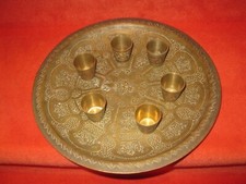 plateau oriental ancien laiton