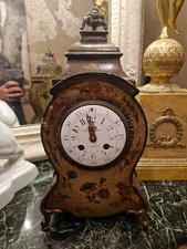 Cartel Ancien En Bois Peint