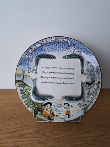 Assiette publicitaire amieux - assiette, ,