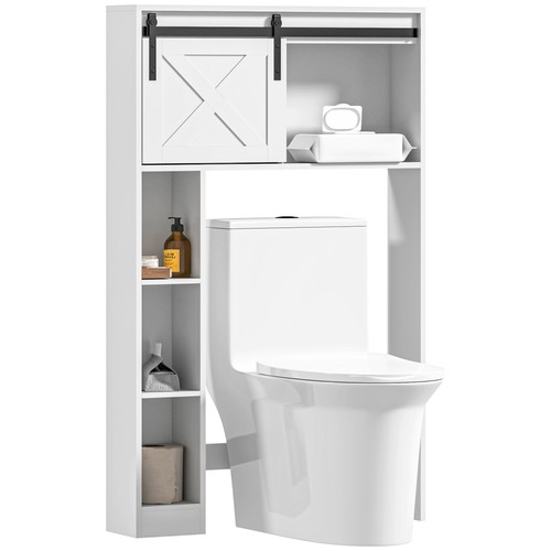 Homcom meuble dessus de - wc,
