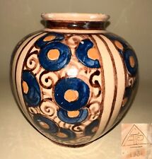 Vase époque Art Déco en grès  AP 1931 signature à identifier ?