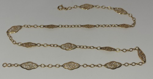 Ancien bijoux collier chaine - bijoux,
