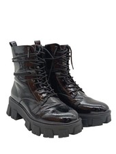 ABOUT YOU Bottines à lacets Dames Bottines T EU 38 noir style décontracté