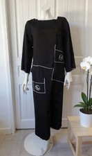 Ensemble noir pantalon tunique - noir,