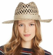 New Womens Aqua Wide Brim