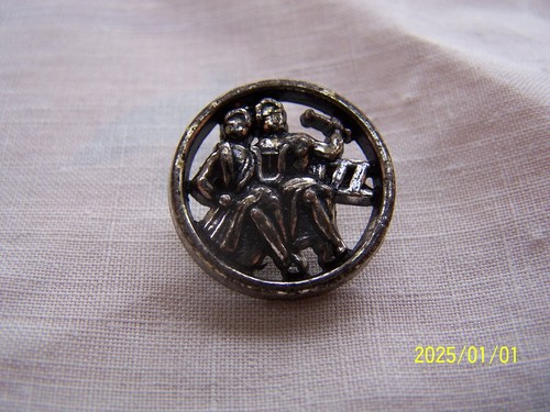 Bouton ancien métal - ancien, en