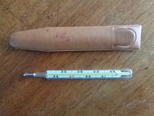 Ancien thermomètre médical minute " FRAPILION " Le havre