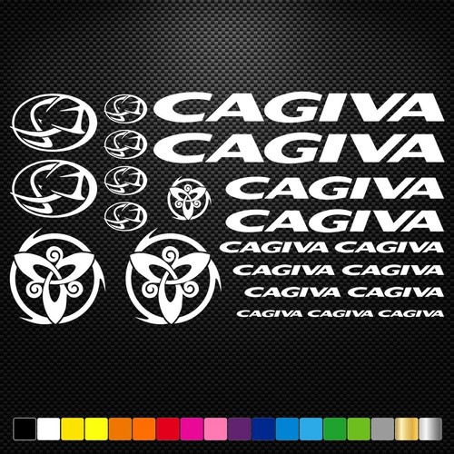 Cagiva 22 stickers - -,
