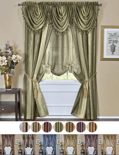 Ombre crushed satin - satin, sheer