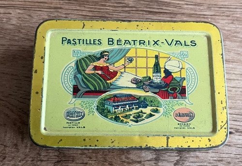 Ancienne boite publicitaire - boite,