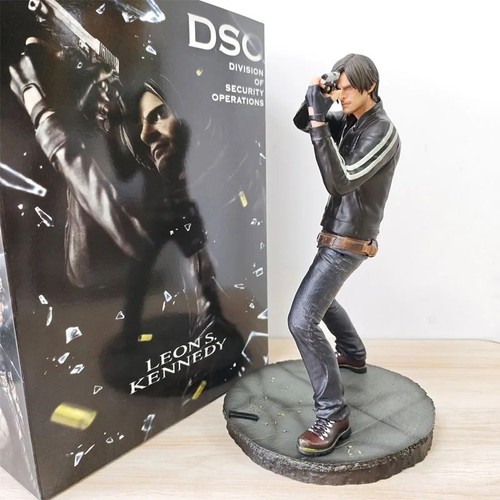 Figurine leon kennedy 28cm - figurine,