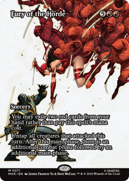 Magic mtg fureur la horde - fureur,