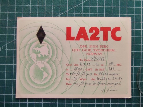 Br0981 carte radio amateur qsl - amateur,