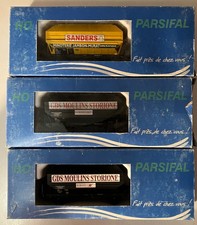 PARSIFAL Lot 3 wagons trémies céréalières Storione et Sanders