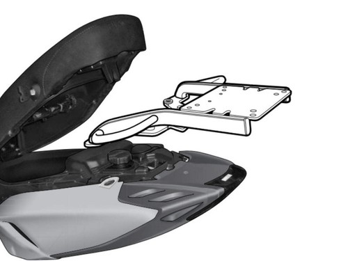 Shad top box rack rear - top,