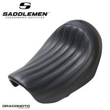 SELLE HARLEY DYNA / GLIDE SADDLEMEN Knuckle 806-04-0023 Solo Seat Noire Foam ...