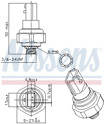 Nissens 301038 pressostat - nissens,