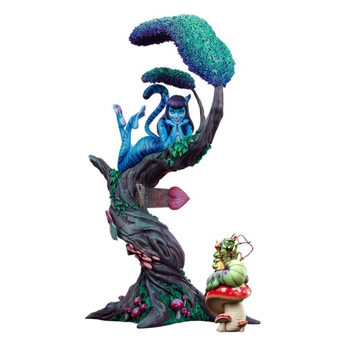 Lady cheshire cat fairytale - cheshire,