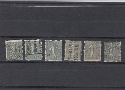 Lot semeuse lignée 198 50 - lignée, n°198