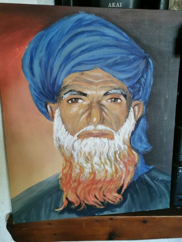 Portrait peinture orientaliste