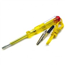 Testeur de circuit 6-24 volts sonde de circuit électrique finition chromée...