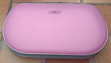 mallette rose valisette range 52 CD DVD zip transport sans boîtier Sadim Design