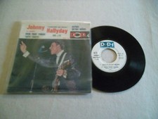 VINYLE 45 T JOHNNY HALLYDAY /depuis qu'ma môme  POX 42 DISQUES VOGUE