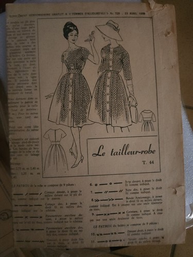 Patron Ancien Mode FEMMES