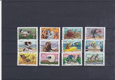FRANCE 2014 VACANCES  SERIE COMPLETE DE 12 TIMBRES OBLITERES