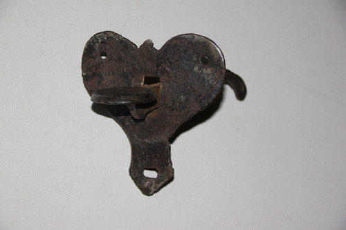 Ancien loquet poucier en - ancien, à