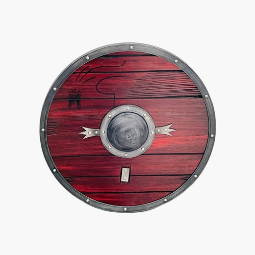Bouclier viking fait main - , 24"