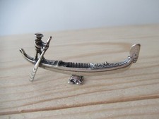 gondole venitienne italia  miniature métal vintage