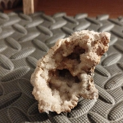 Quartz géode blanche