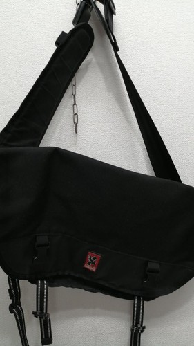 Chrome messenger bag - chrome, bk