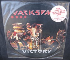 Michael Jackson Jacksons VICTORY Disque 33t 12" LP Album PICTURE DISC UK 1984