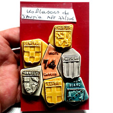 Série complète de fèves PUZZLE BLASONS DE SAVOIE MH MOULIN À HUILE * 196