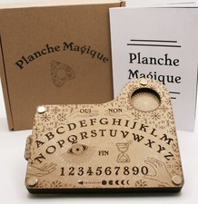 Planche en bois type OUIJA - Objet décoratif