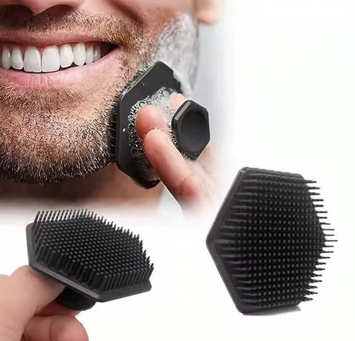 Silicone facial cleaning - facial, brush