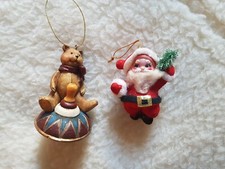 🎄🎄🎄 DÉCORATION PÈRE NOËL OURS SAPIN SUSPENSION 🎄🎄🎄