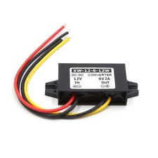 Pièce universelle de 1 transformateur d'alimentation réducteur DC 12V à 6V 2A