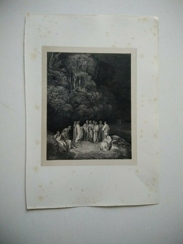 Gravure ancienne gustave doré - gravure,