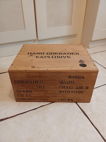Caisse ww2 grenades mkii - us,
