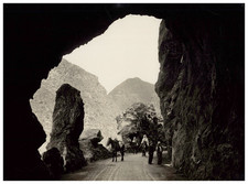 Lehnert & Landrock, Tunisie, Corniche de Djidjelli Vintage silver print from Leh