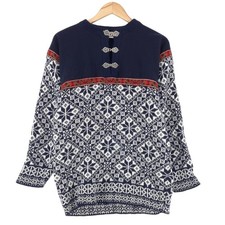 Pull Vintage Bouviac Nordique Norvégien Fair Isle Femme Yf2 Taille S