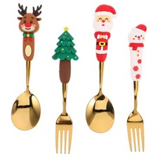 4 Pcs Service Vaisselle Noel