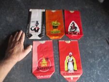 5 Anciens Paquets Sac Café Lyon Déco Boutique Musée Epicerie Torréfacteur Bar