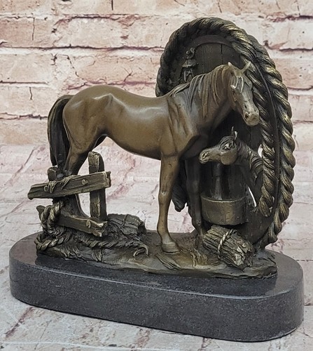 Course cheval statue - course,