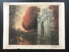 FRITS THAULOW Aquatinte et